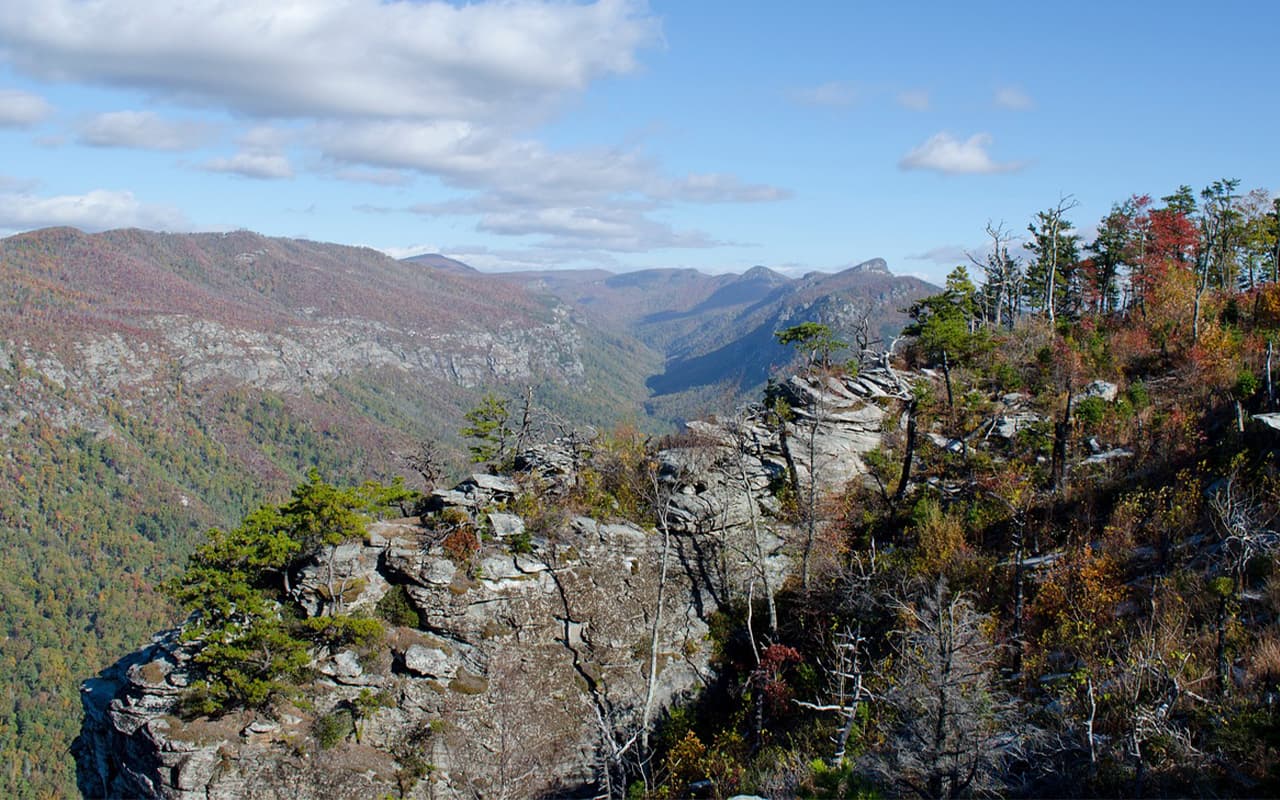 Linville Gorge And Waterfall Chi Co2N Mastorical   14 1 